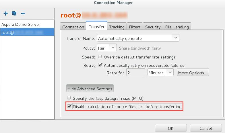 Enterprise Server Configuration and Transfer Reference 298 Resuming Transfers to Object Storage and HDFS File transfer resume works differently when the target is object storage, and the process