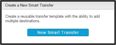 Working with IBM Aspera Console 44 simple transfers and smart transfers. Simple transfers are one-time transfer sessions that require entering all transfer information.