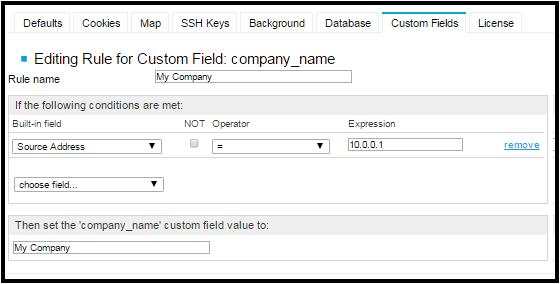 Working with IBM Aspera Console 60 5. 6. 7. 8. Note: Custom fields appear in the database with the "cf_" prefix. Custom fields are utilized in the $TBL_FILES and $TBL_TRANSFER tables.