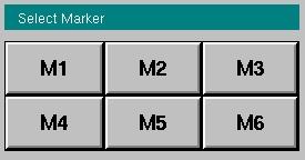 2-34 Marker Menu CPRI Analyzer 2-34 Marker Menu Marker settings apply to the currently selected AxC trace. Press the Marker main menu key to open the Marker 1/2 menu.