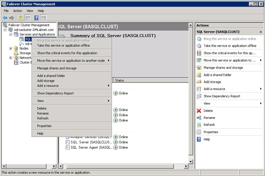 Figure 19 SQL Server Add Storage 6.