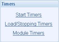 Edit Configuration - Timers 6.6 TIMERS Many timers are associated with alarms. Where this occurs, the timer for the alarm is located on the same page as the alarm setting.