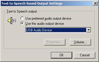 The Speech Recognition tab allows you to train the speech recognition to your own voice.