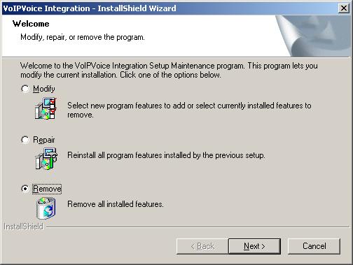 follow the on screen instructions. If you try to install a newer version of the software with an older version already installed you will see the above dialogue.