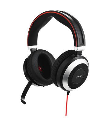 Jabra UC-ready headsets offer true wideband sound and plug-and-play capability with UC systems from leading Jabra suppliers. Learn more at: www.jabra.com/uc Image shows the Jabra Jabra Evolve 80.