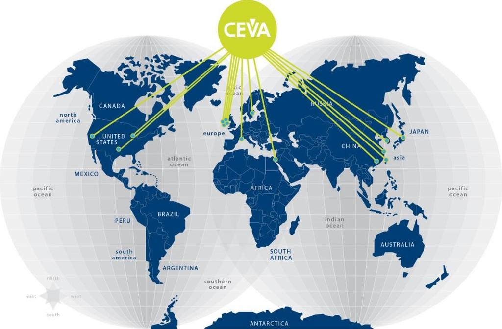 Corporate Introduction Corporate Facts Headquartered in Mountain View, Calif. Publicly traded - NASDAQ:CEVA 273 employees, >200 eng.
