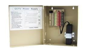 Includes 16 individually fused terminals for surge protection in a rugged metal enclosure. Plugs into any standard power outlet with a flexible 100v- 240v range and is wall mountable.