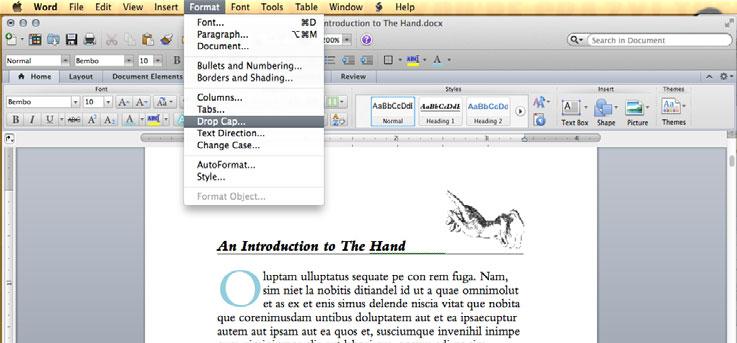 Preparing your Word document (continued) Make sure all the illustrations that occur throughout your fi le are anchored to the specifi c location they need to appear; When exporting an epub, your