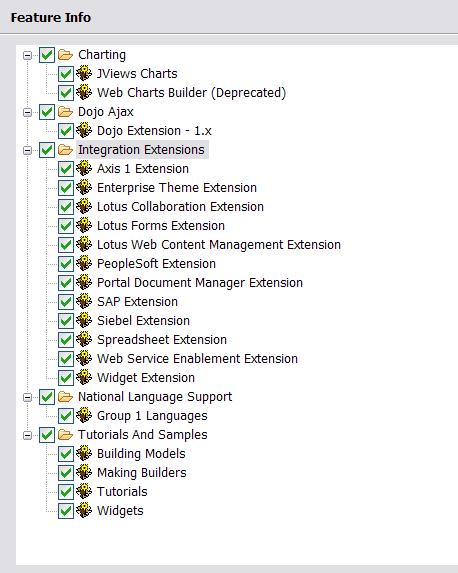 Portlet Factory supported feature sets Expanded set of supported Features Now includes Spreadsheet Extension feature set supporting Open Document (Lotus Symphony) format (in addition to MS Excel) IBM