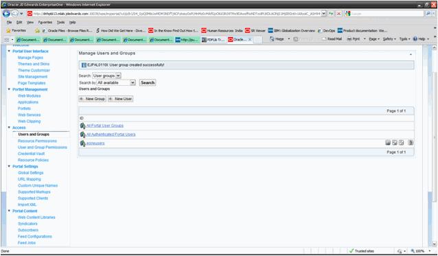 Adding users and groups in WebSphere Portal v7.0 6. Click on New User button. 7.