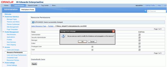 4.3 Creating home page content for Non Administrative users with IBM WebSphere Portal v7.