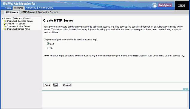 Creating a New HTTP Server Configuration and Instance Port Enter a port number for the HTTP Server. For example, 81.
