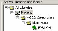 Once you Click Select you will return to the Epsilon Administration screen which should look similar to the following. Note: The Menu library now appears in the Active libraries and Books list.