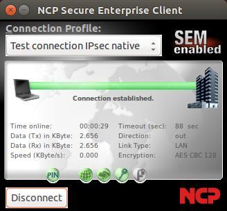 Versatile central manageable VPN Client Suite for Linux Central Management and Network Access Control Compatible with VPN gateways (IPsec Standard) Integrated, dynamic personal firewall FIPS Inside