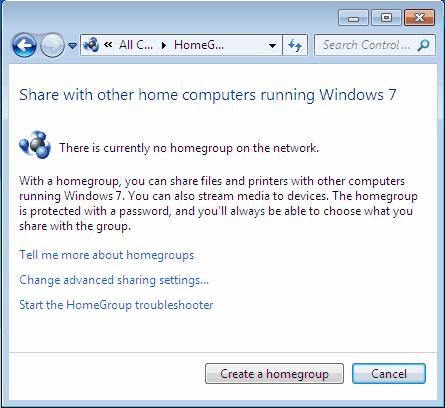 Introduction 23 How do you share this folder so SynchPST can access this folder from the other computer? First option: Use the built in 'Homegroups' 1.