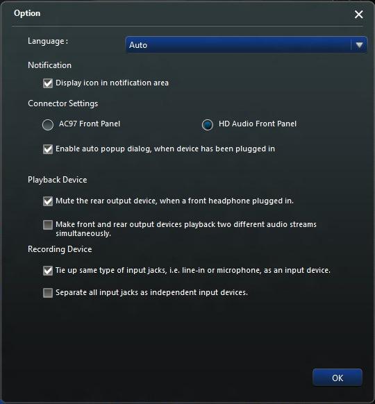 Device Advanced Settings Device Advanced settings allow you to configure other functions for playback and recording devices attached to your computer.