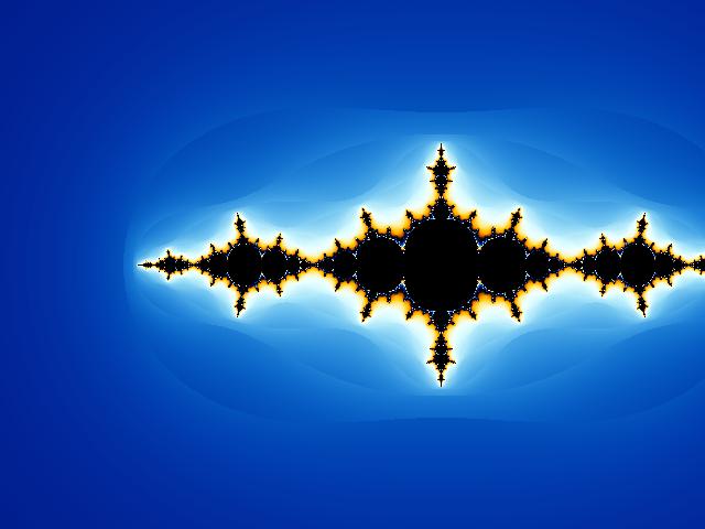 However, they are also beautiful objects in their own right; below are pictures of two classic fractals, the Mandelbrot set and the Julia set (produced using the program Ultra Fractal).