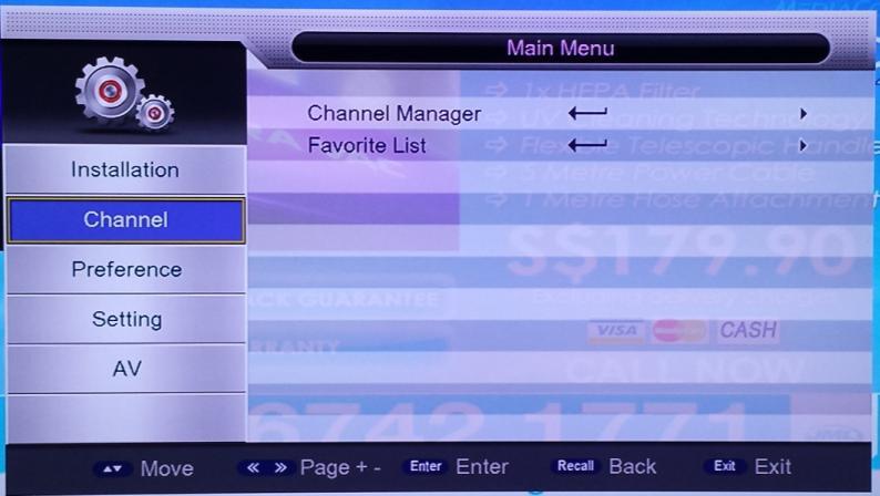 5 Channel System offer an efficient function of channel management such as channel deleting, marking, moving, locking, rename and grouping.