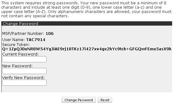 Input your new password in the New Password field 5.