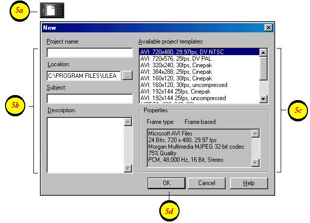 NOTE: The recorded image will not be displayed on the Ulead monitor until the Capture button is
