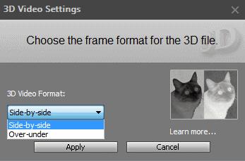 Movavi Video Editor allows you to edit 3D Video. You can add Stereo 3D Video to the program, apply desired effect to the video, and then export edited video in one of the available 3D formats.