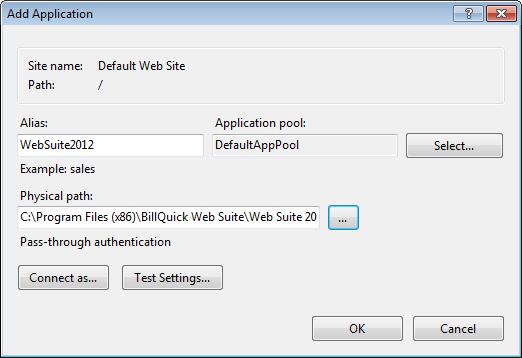 WebSuite2012 (or any other name) as an