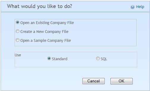 Start-Up 4. Enter the following: Your Company Name and Data File Name (generally the same as your Company Name).