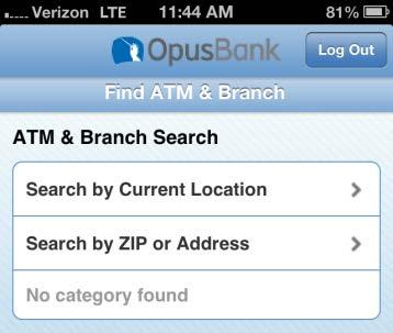 Search by Current Location Tap Search by