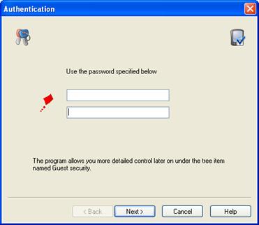 3.1.3.5 Configure Netop authentication The Netop authentication parameter has one attribute: Netop password.