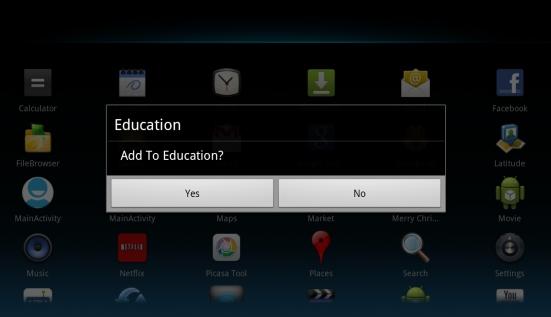 2) Delete App from the Game or Education category.