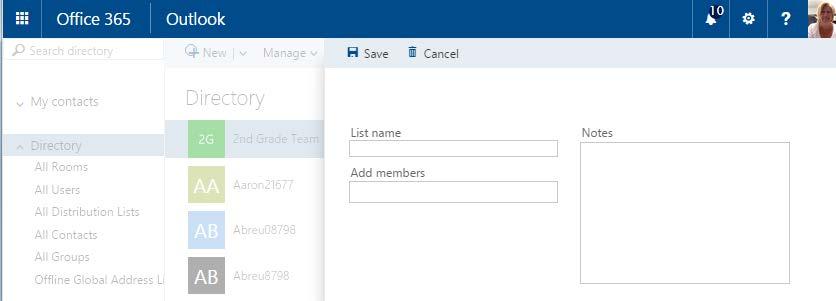 In the Add members field, begin to type a name or email address and it will be automatically searched for.