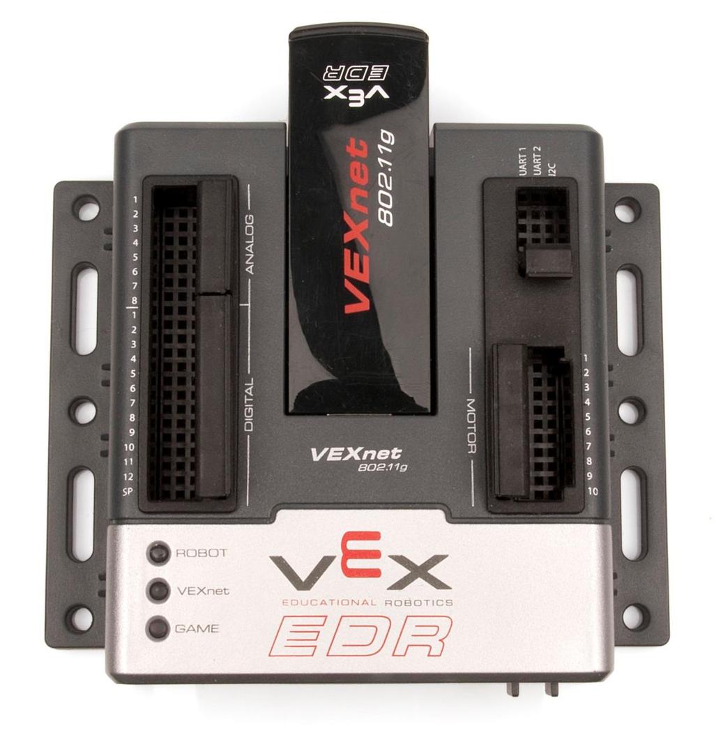 VEXnet Cortex M3 Controller 8 Analog inputs WiFi 802.11 Proprietary Comm.