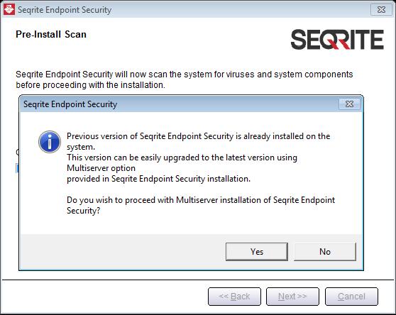 Getting Started Upgrading Seqrite Endpoint Security to the latest version Seqrite Endpoint Security can be upgraded in the following way: Install Seqrite Endpoint Security on the system where