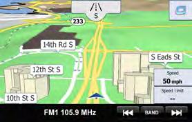Accessing Audio Functions in Navigation There are several features in navigation that allows you to interact with