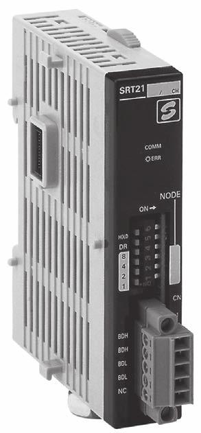 CPM2C-SRT21 CompoBus/S I/O Link Unit Programmable Controllers I/O Link Unit for CPM2C Operates as a Slave of the CompoBus/S Master Unit. Exchanges eight inputs and eight outputs with the Master.