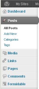 Posts Menu -> Posts b. Delete all of the posts that were pre-created (Mouse-over any existing Posts and click Trash ) c.