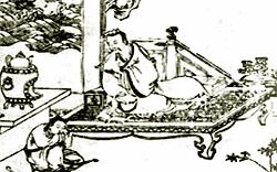 Obr. 15 Denná posteľ s otvorenou rámovou konštrukciou bola najpopulárnejšie počas dynastie Ming (1368-1644), postupne vytláčajúce staré typy