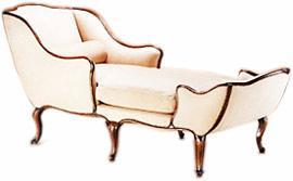 33 sofa da reposo reprezentuje módu talianska imitovať