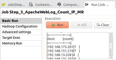 Execute the Demo: Use MapReduce to analyze and calculate distinct IP count.