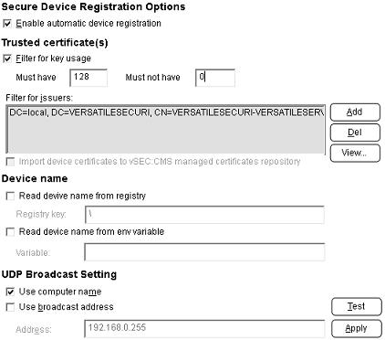 Device Management This section will describe how the S-Series can be configured to allow for the central management of devices where VSCs can be managed for these devices.