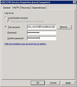 Step 3 Configure Windows Permissions It will be required to give full control to the dat folder of the S-Series for the Windows user account created in Step 1.