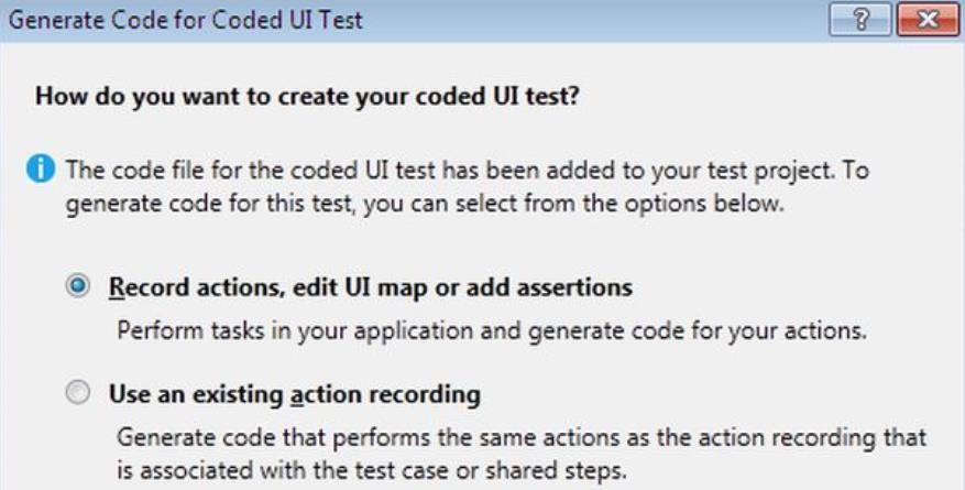 Coded UI Testing Automated tests drive your application through its user interface (UI)