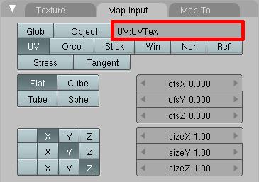 Nastavuje sa to na paneli Mesh medzi tlačidlami úpravy (klávesa F9). Na obrázku č. 8.6 sú iba jedny UV súradnice s názvom UVTex. Stlačením tlačidla New pri nápise UV Texture môžete pridať ďalšie.