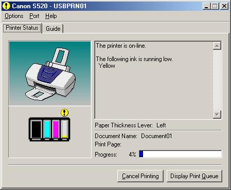 In Windows 95, Windows 98 or Windows Me, click the Guide tab and follow the instructions on screen.