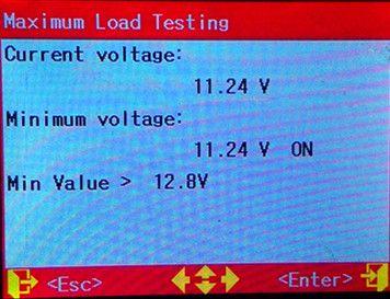 The device records the minimum and maximum charging voltage value in this process. 4. the end of the test, reading the test results. Test Data Analysis 1. the voltage is normal charging system is 13.