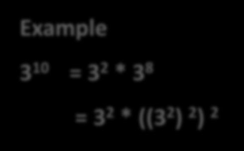 Gives: x p = z 0 z 1 2 (z 2 2 ) 2 ( ((z n 12 ) 2 ) ) 2 z i = 1 when p
