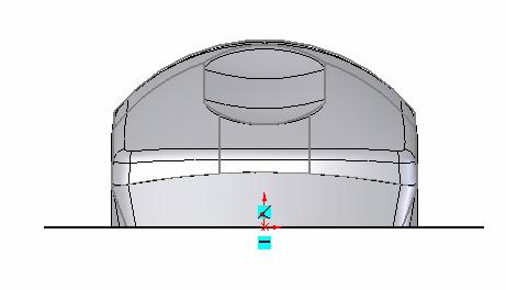 Tutorial 2B To create a bottom surface:- Click Sketch icon Select Front Plane Draw a straight line on x-axis, which is long enough to go across the whole model Click Exit Sketch icon to exit Draw a