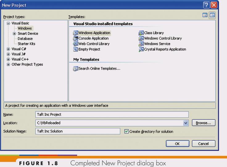 Creating a Visual Basic 2005 Windows-Based Application