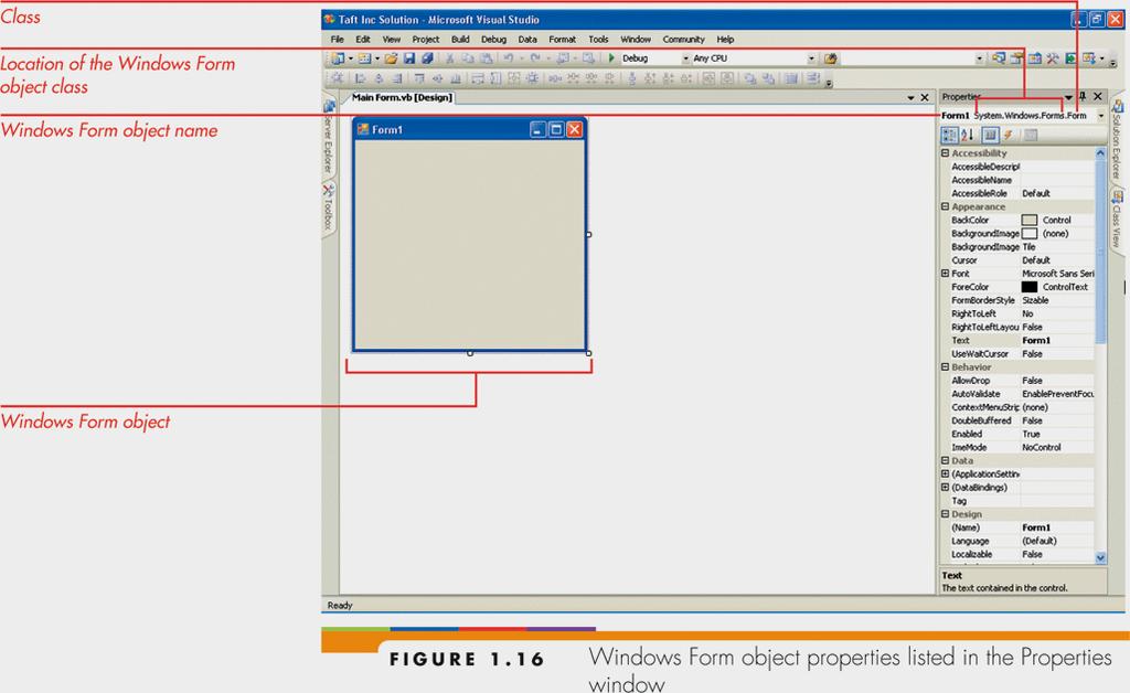Properties of a Windows Form Object Microsoft