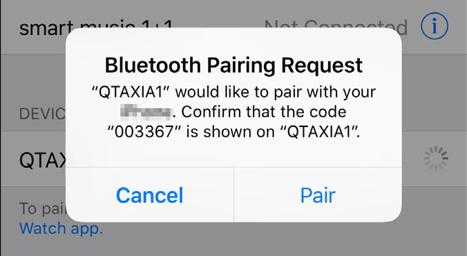 4. Confirm the pairing code and tap PAIR.